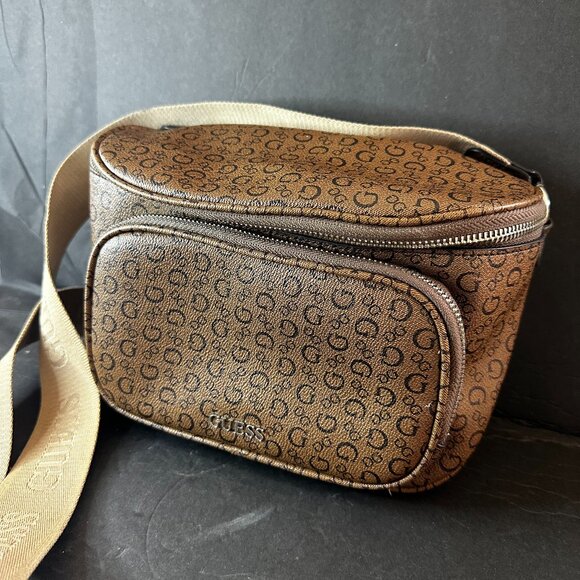 GUESS Women Brown Waist pack- Adjustable Strap- AC015 - Picture 1 of 4